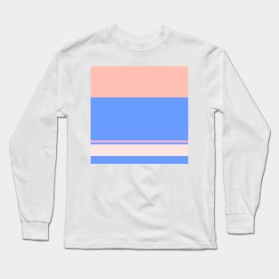 A tremendous variation of Powder Blue, Cornflower Blue, Baby Pink, Very Light Pink and Pale Rose stripes. Long Sleeve T-Shirt